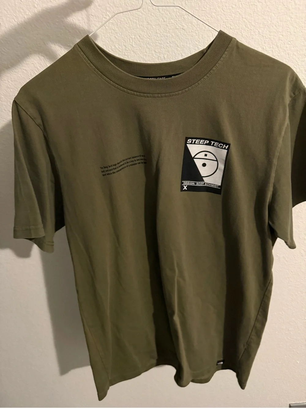 The North Face Olive Green Steep Tech Short Sleeve Tee